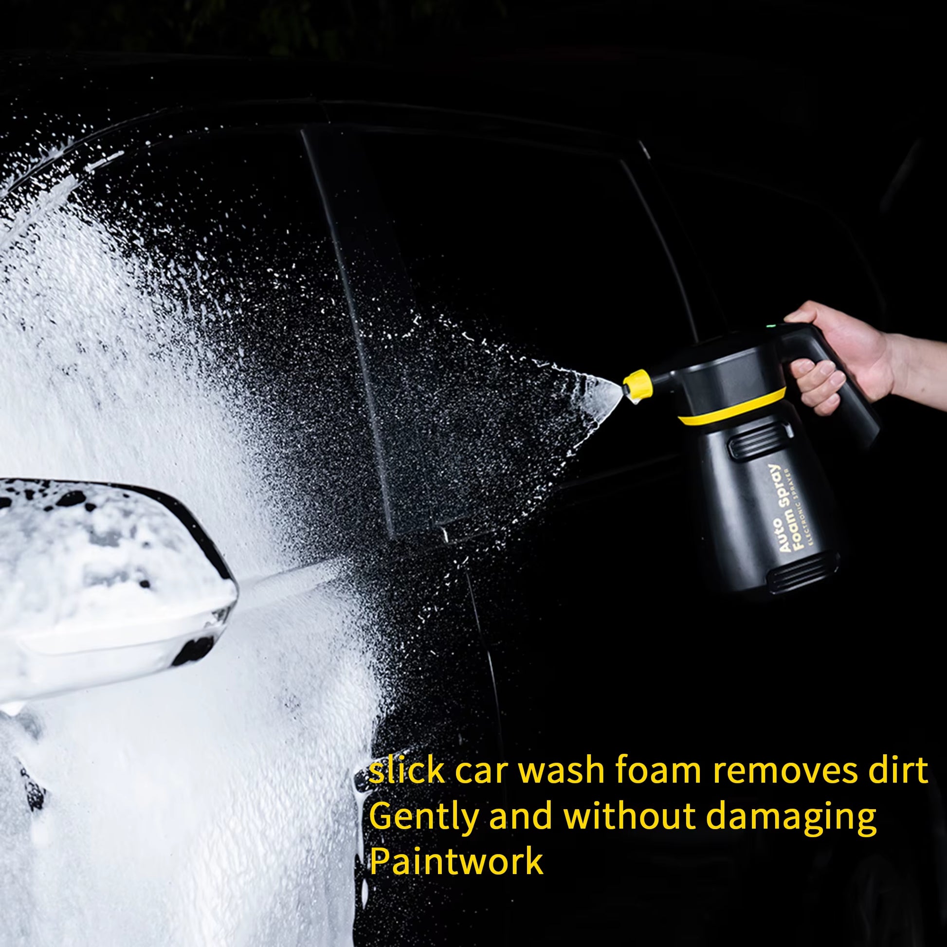 Electric Foam Sprayer Car Wash Motorcycle Clean Detailing Snow Cannon High Pressure Water Gun Generator Lance Wap Manual